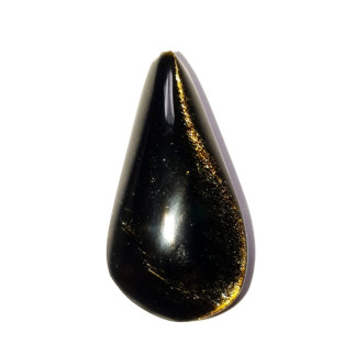 Cabochon en obsidienne dorée, pour la création de vos bijoux