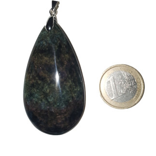 Pendentif XL en obsidienne Manto huichol