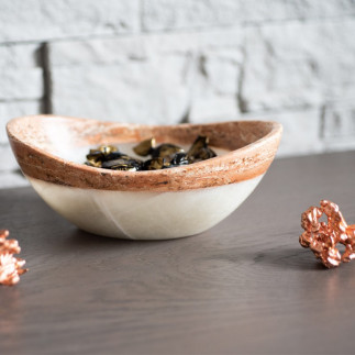 Bol en onyx et marbre