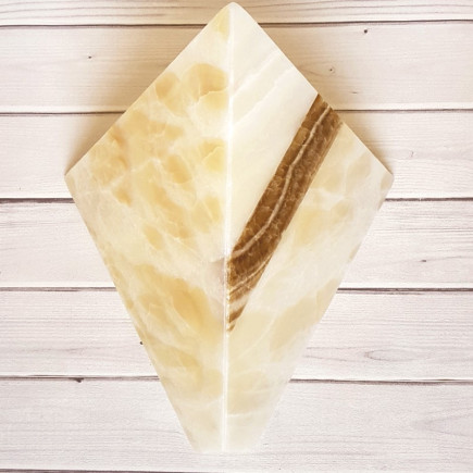 Applique en pierre naturelle en forme de triangle