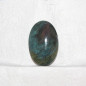 Cabochon en obsidienne manto huichol