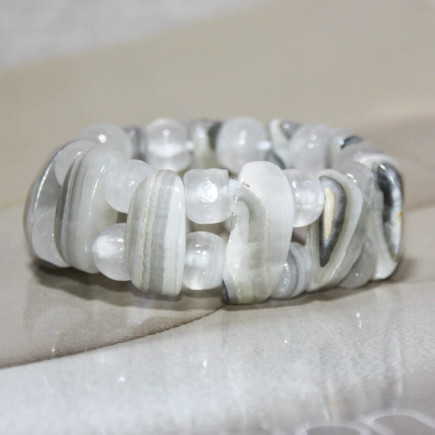 Bracelet en onyx marbre