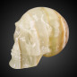 Crâne en pierre naturelle, fabriqué de façon artisanale au Mexique