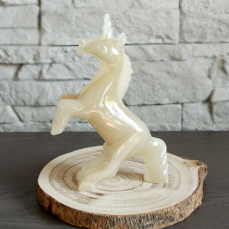 Licorne Pierre Naturelle | Sculptures décoratives en onyx marbre