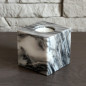 Porte-bougie cube noir Porte-bougie cube noir