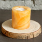 Porte-bougie cylindre orange Porte-bougie cylindre orange