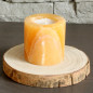 Porte-bougie cylindre orange Porte-bougie cylindre orange