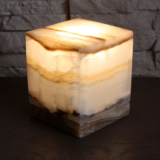 Lampe décorative en onyx marbre | Élégance naturelle