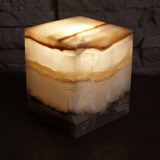 Lampe décorative en onyx marbre | Élégance naturelle