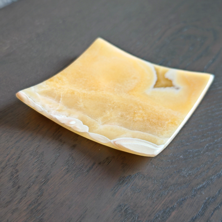 Plateau carré orange