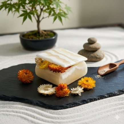 Boîte carrée orange