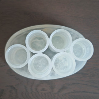 Set verres à digestif fabriqué en onyx mexicain | 6 verres à liqueur