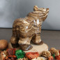 Ours brun en onyx marbre